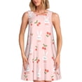 thumbnail image 1 of Sikiie Rabbit And Cherry Print Women's Sleeveless Dress with Pockets Round Neck Sundress, Suitable for Daily, Office, Vacation Summer Wear, 1 of 7