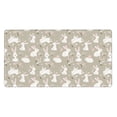 thumbnail image 1 of Sikiie Rabbit And Flower Mouse Pad, 16x29.5 Mousepad Desk Mat in Anti-Slip Rubber Mousepads Mat for Game Office Laptop Computer, 1 of 8