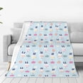 thumbnail image 1 of Sikiie Rabbit In The Rain Ultra-Soft Micro flannel Blanket Luxury All Seasons Warm Blanket for Bedding Sofa and Travel (4 sizes)-80"x60", 1 of 7