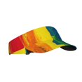 thumbnail image 1 of Sikiie Rainbow Colored Sun Visor Hat Adjustable Velcro Golf Visor Sports Sunscreen Visor Hat for Outdoor Activities, 1 of 7