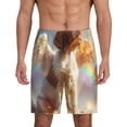 thumbnail image 1 of Sikiie Rainbow English Cocker Spaniel Mens Pajama Shorts, Lightweight Lounge Pant with Pockets Soft Sleep Pj Shorts for Men, 1 of 6