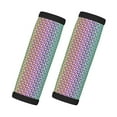 thumbnail image 1 of Sikiie Rainbow Peacock Feathers Luggage Handle Wraps for Suitcases Travel Accessories(2 Pack), 1 of 9