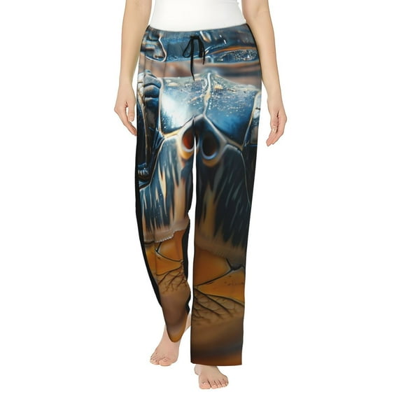 Sikiie Realistic Cute Sea Turtle Women’s Ultra-Soft Comfy Lounge Pants Sleepwear Comfy Lounge Pants Drawstring Sleep Bottoms with PocketsMedium