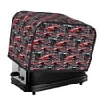 thumbnail image 1 of Sikiie Red And Blue Cars Toaster Covers 2 Slice Dustproof Toaster Cover Bread Machine Cover, Dustproof Cover - 11.4" x 7.5" x 7.9", 1 of 7