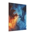 thumbnail image 1 of Sikiie Red And Blue Fire Dragon A Print Canvas Decorative Hanging Painting, Anti-shrinkage Hanging Frame, Suitable for Home, Office Wall Decorations, 1 of 6