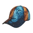 thumbnail image 1 of Sikiie Red And Blue Fire Lion Unisex Vintage Washed Unstructured Baseball Cap Soft Cap Adjustable Unisex Baseball Hat Dad Hat, 1 of 6