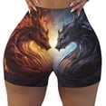 thumbnail image 1 of Sikiie Red And White Beast Print Workout Shorts Women Scrunch Butt Gym Shorts Seamless High Waist Tummy Control Yoga Biker Athletic Shorts, 1 of 5