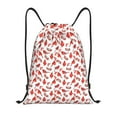 thumbnail image 1 of Sikiie Red Birds Drawstring Backpack Drawstring Bags, Draw String Back Bag for Sports, Gym, Travel, Swimming, Beach-Medium, 1 of 6