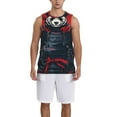 thumbnail image 1 of Sikiie Red Black Eastern Panda Warrior Basketball Jersey Reversible Men's Mesh Athletic Sports Shirts Training Practice S-4XLMedium, 1 of 6
