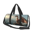 Sikiie Red Dragon Mountain Sunrise Duffel Bag, Travel Bag, Sports Gym
