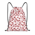 thumbnail image 1 of Sikiie Red Football Drawstring Backpack Drawstring Bags, Draw String Back Bag for Sports, Gym, Travel, Swimming, Beach-Small, 1 of 6