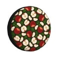 thumbnail image 1 of Sikiie Red Fruit PVC Leather Spare Tire Wheel Cover Spare Tire Cover, for Car Truck SUV Camper Trailer Universal Fit(14-17in)-14 inch, 1 of 6
