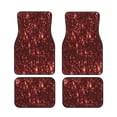 thumbnail image 2 of EZY CARE Universal Car Floor Mats – Rubber Backing, Red & Red Trim, Front & Rear Set 2 of 4