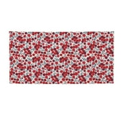 Sikiie Red Hawthorn Custom Banners and Signs Customize Outdoor, Personalized Banner with Logo Text for Party Birthday, Customized Banner Decoration-Small