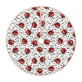 thumbnail image 1 of Sikiie Red Ladybugs On Black Dotted Christmas Tree Skirt, Christmas Tree Decorations, Christmas Decor, Tree Mat Decoration(30-48IN)-48", 1 of 6