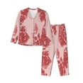 thumbnail image 1 of Sikiie Red Meat Women's Long-Sleeve Shirt and Full-Length Bottom Pajama Set (s-xxl)-X-Large, 1 of 7