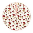 thumbnail image 1 of Sikiie Red Mushroom Nativity Christmas Tree Skirt, Jesus Christian Winter Holiday Tree Mat Decoration(30-48IN)48", 1 of 6