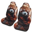 thumbnail image 1 of Sikiie Red Panda Autumn Branches Car Seat Protector 2 Pack Car Seat Cushion Mat, Car Seat Covers for SUV, Truck, Van, 1 of 7