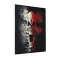 thumbnail image 1 of Sikiie Red And White Screaming Demon Skull Print Canvas Decorative Hanging Painting, Anti-shrinkage Hanging Frame, Suitable for Home, Office Wall Decorations, 1 of 6