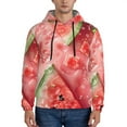 thumbnail image 1 of Sikiie Refreshing Watermelon Slices Men's Hoodie, Essentials Hoodie, Sweatshirt, Pullover Hooded Sweatshirt for Men-4X-Large, 1 of 7