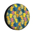 thumbnail image 1 of Sikiie Retro Boho Elephants PVC Leather Spare Tire Wheel Cover Spare Tire Cover, for Car Truck SUV Camper Trailer Universal Fit(14-17in)-17 inch, 1 of 6