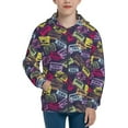 thumbnail image 1 of Sikiie Retro Cassette Music Zip Up Hoodie Teenage, hoodies for Teenage, Zipper Sweatshirt Jacket for Daily, Traveling-Medium, 1 of 6