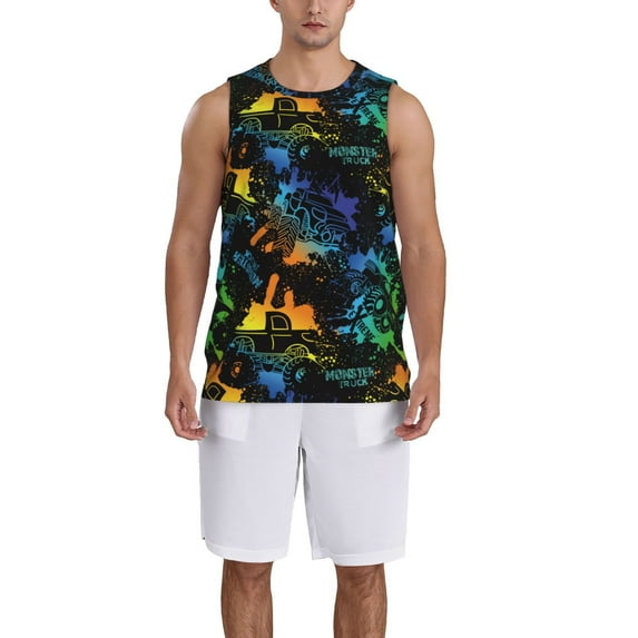 Sikiie Retro Truck Basketball Jersey Reversible Men's Mesh Athletic Sports Shirts Training Practice S-4XLX-Large