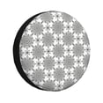 thumbnail image 1 of Sikiie Retro sketch flower lines PVC Leather Spare Tire Wheel Cover Spare Tire Cover, for Car Truck SUV Camper Trailer Universal Fit(14-17in)-16 inch, 1 of 6