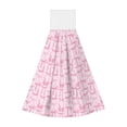 thumbnail image 1 of Sikiie Ribbon Bow Hand Towel with Loop Hanging Towel Absorbent Tie Towels for Kitchen Tea Bar Bathroom Decor, 1 of 7
