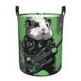 thumbnail image 1 of Sikiie Rock Guitar Guinea Pig Print Round Dirty Clothes Basket, Waterproof Standing Foldable Storage Basket, for Laundry Room, Bedroom, Bathroom Storage-Medium, 1 of 6