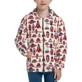 thumbnail image 1 of Sikiie Rocket Pattern Zip Up Hoodie Teenage, hoodies for Teenage, Zipper Sweatshirt Jacket for Daily, Traveling-Small, 1 of 6