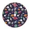 thumbnail image 1 of Sikiie Rocket Satellite Nativity Christmas Tree Skirt, Jesus Christian Winter Holiday Tree Mat Decoration(30-48IN), 1 of 6