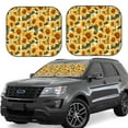 thumbnail image 1 of Sikiie Romantic Elegant Sunflower Print Foldable Car Windshield Sun Visor, Car Window Sunshade Suitable for Sedan, SUV and Truck Car Accessories-Medium, 1 of 6