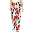 thumbnail image 1 of Sikiie Roosters Women’s Ultra-Soft Comfy Lounge Pants Sleepwear Comfy Lounge Pants Drawstring Sleep Bottoms with PocketsX-Large, 1 of 6