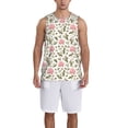 thumbnail image 1 of Sikiie Rose Flowers Basketball Jersey Reversible Men's Mesh Athletic Sports Shirts Training Practice S-4XLXX-Large, 1 of 6
