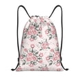 thumbnail image 1 of Sikiie Rose Flowers Drawstring Backpack Drawstring Bags, Draw String Back Bag for Sports, Gym, Travel, Swimming, Beach-Small, 1 of 6