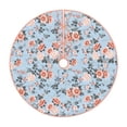 thumbnail image 1 of Sikiie Rose Flowers Nativity Christmas Tree Skirt, Jesus Christian Winter Holiday Tree Mat Decoration(30-48IN)36", 1 of 6