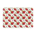 thumbnail image 1 of Sikiie Rose Flowers Print Flannel Anti-slip Floor Mat 16x24in, Thickened Dustproof Entrance Door Mat Floor Mat for Kitchen, Bathroom, Laundry Room, 1 of 7