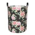 thumbnail image 1 of Sikiie Rose Flowers Print Round Dirty Clothes Basket, Waterproof Standing Foldable Storage Basket, for Laundry Room, Bedroom, Bathroom Storage-Medium, 1 of 6