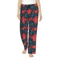 thumbnail image 1 of Sikiie Rose Flowers Women’s Ultra-Soft Comfy Lounge Pants Sleepwear Comfy Lounge Pants Drawstring Sleep Bottoms with PocketsSmall, 1 of 6