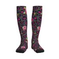 thumbnail image 1 of Sikiie Rose Mix Leopard 2 1 Pairs Compression Socks for Men and Women 15-20 mmHg Running Support Socks, 1 of 7
