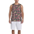 thumbnail image 1 of Sikiie Rose Mix Leopard Basketball Jersey Reversible Men's Mesh Athletic Sports Shirts Training Practice S-4XL4X-Large, 1 of 6