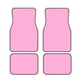 thumbnail image 1 of Sikiie Rose Red Car Foot Mat Set of 4 Pieces Basics Universal Fit Rubber Carpet Floor Mats For Car SUV Van & Truck, 26.8"L x 17.3"W (Front), 13"L x 17.3"W(Rear), 1 of 6