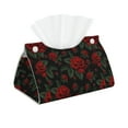 thumbnail image 1 of Sikiie Roses Leather Tissue Box Cover Rectangle, Long Tissue Box Cover, Tissue Box Holder, Tissue Holder for Bathroom, 1 of 7