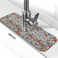 thumbnail image 1 of Sikiie Roses Mixed Zebra 1 Splash Guard for Sink Faucet-1 PC Super Absorbent Fast Drying Mat Sink Gadgets-Splash Guard for Kitchen, Sink Mat, 1 of 7