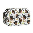 thumbnail image 1 of Sikiie Rottweiler Print Flip Double-layer Pencil Case, All-purpose Stationery Bag for Study and Office, Zipper Design, Unisex, 1 of 7