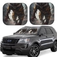 thumbnail image 1 of Sikiie Ruins Tiger Warrior Print Foldable Car Windshield Sun Visor, Car Window Sunshade Suitable for Sedan, SUV and Truck Car Accessories-Large, 1 of 6