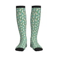 thumbnail image 1 of Sikiie SHIBA WITH FLORAL 1 Pairs Compression Socks for Men and Women 15-20 mmHg Running Support Socks, 1 of 7