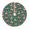 thumbnail image 1 of Sikiie Santa Hat Joy Green Festive Christmas Tree Skirt, Christmas Tree Decorations, Christmas Decor, Tree Mat Decoration(30-48IN)-36", 1 of 6