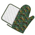 thumbnail image 1 of Sikiie Scraper Oven Mitts and Pot Holders Set, Kitchen Oven Glove High Heat Resistant with Non-Slip Silicone Surface for Cooking, 1 of 7